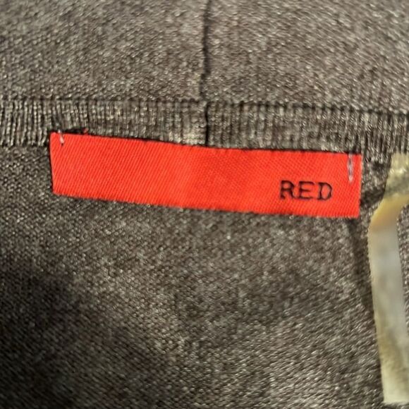 RED || Heathered Brown Oversized Cowl‎ Neck Sweater Size S/M - Picture 9 of 10